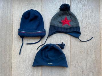 3 warme baby mutsen ZARA & BARTS beschikbaar voor biedingen
