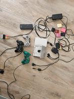 PS2 Slim Zilver + 3 Controllers + Memory Cards, Spelcomputers en Games, Ophalen, Gebruikt, Met geheugenkaart, Slim