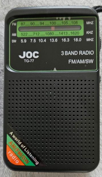 Fm / AM / SW noodradio. Oplaadbaar via usb-c beschikbaar voor biedingen