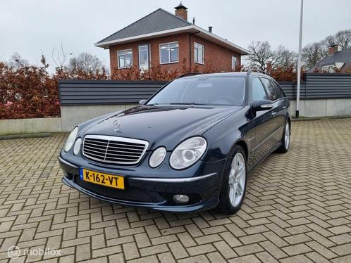 Mercedes E-klasse Combi 55 AMG 2004 Smaragd zwart, Auto's, Mercedes-Benz, Bedrijf, Te koop, E-Klasse, ABS, Airbags, Airconditioning