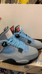 Nike Air Jordan 4 Retro University Blue maat 42, Kleding | Heren, Schoenen, Ophalen of Verzenden, Zo goed als nieuw, Blauw