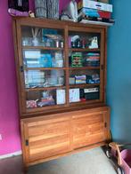 Mooie Teakhouten Buffetkast - 150x48x220, Ophalen, Zo goed als nieuw, 25 tot 50 cm, 200 cm of meer