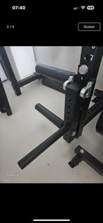 Leg extension/leg curl voor rack, Ophalen of Verzenden, Zo goed als nieuw, Metaal, Krachtstation