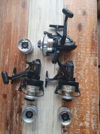 ** 3x Shimano 3500 a usa Baitrunners met 3 reserve spoelen**, Watersport en Boten, Ophalen of Verzenden, Gebruikt, Molen