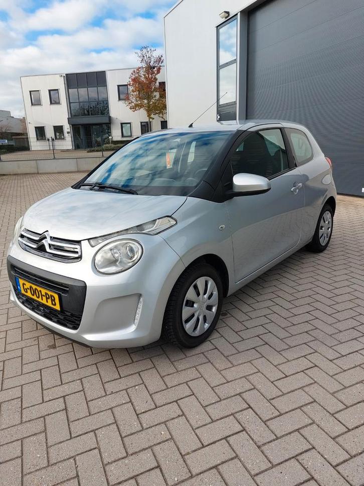 Citroën C1 1.0 E-vti 69 PK Zilver/Grijs Metallic APK Nieuw, Auto's, Citroën, Particulier, C1, ABS, Airbags, Airconditioning, Bluetooth