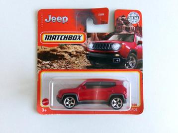 2019 Jeep Renegade rood Matchbox (NIEUW) beschikbaar voor biedingen