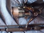Shimano lumanis hengel en twinpower molen, Watersport en Boten, Ophalen, Zo goed als nieuw, Molen