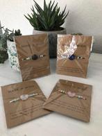 Geluk armband op kaart met wens armband make a wish, Overige materialen, Verburgt Vintage, Overige kleuren, Nieuw