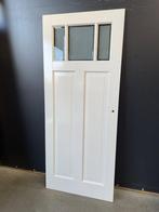 Stompe Paneeldeur met Glas 83 B x 201,5 H, 80 tot 100 cm, Binnendeur, Ophalen of Verzenden, Zo goed als nieuw