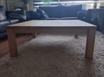 Eiken salontafel, 100x100, Ophalen, Gebruikt, 50 tot 100 cm, 50 tot 100 cm