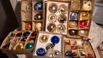 51 vintage bonte glazen kerstballen, Diversen, Kerst, Ophalen of Verzenden, Zo goed als nieuw