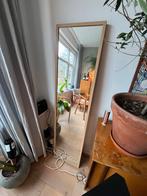 Ikea Spiegel met houten rand - 160cm, Ophalen, Minder dan 50 cm, Zo goed als nieuw, 150 tot 200 cm