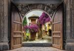 Openslaande deuren fotobehang Provence, 3D, Fotobehang4you, 3D, doorkijk, Provence, Frankrijk, Verzenden