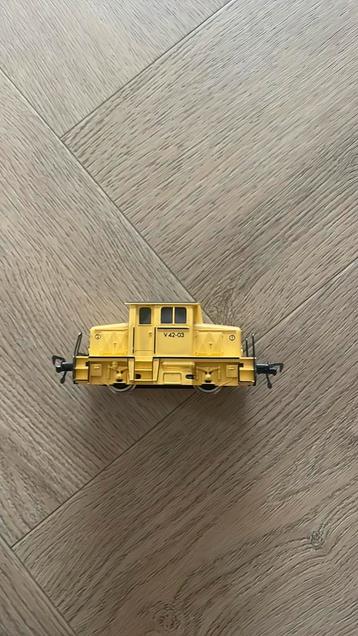 Fleischmann H0 dieselloc V42-03 – geel rangeerlocje beschikbaar voor biedingen