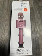 Karaoke Bluetooth microfoon met speaker en lampen, Ophalen of Verzenden, Zo goed als nieuw, Overige typen