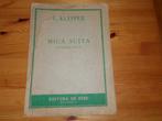 Mica suita - l. Klepper - pentru pian, Muziek en Instrumenten, Bladmuziek, Piano, Gebruikt, Ophalen of Verzenden
