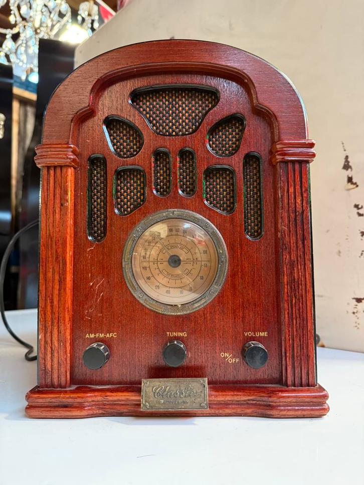 Classis look radio, Audio, Tv en Foto, Radio's, Gebruikt, Radio, Ophalen of Verzenden