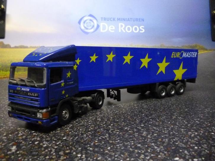 Tekno DAF 95 Euromaster, Hobby en Vrije tijd, Modelauto's | 1:50, Zo goed als nieuw, Bus of Vrachtwagen, Tekno, Ophalen of Verzenden