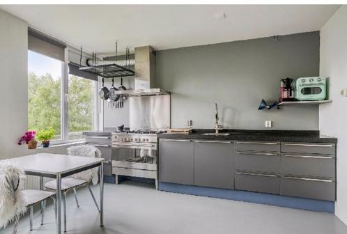 Complete keuken met granieten aanrechtblad, Huis en Inrichting, Keuken | Complete keukens, Gebruikt, Dubbelwandige keuken, Grijs