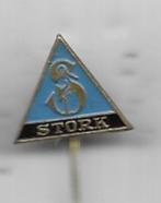 STORK BLAUW ZWARTE SPELD, Verzamelen, Speldjes, Pins en Buttons, Ophalen of Verzenden, Gebruikt, Transport, Speldje of Pin