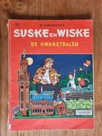 Suske & Wiske De Kwakstralen 1ste druk Vlaams, Gelezen, Willy Vandersteen, Eén stripboek, Ophalen of Verzenden