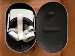 Meta Quest 2 (128GB) + Travel Case, Spelcomputers en Games, Virtual Reality, Ophalen of Verzenden, Zo goed als nieuw, VR-bril