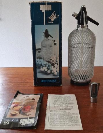 Merkuria Kovočas seltzer syphon 70's Czech Design. beschikbaar voor biedingen