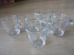 5 nespresso glazen kopjes., Huis en Inrichting, Keuken | Servies, Ophalen of Verzenden, Wedgwood, Kop(pen) en/of Schotel(s), Glas