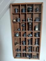 houten letterbak met tinnen figuurtjes, Antiek en Kunst, Ophalen
