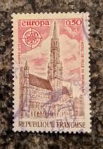 Frankrijk 1973 Europa – Stadhuis van Brussel gestempeld, Postzegels en Munten, Ophalen of Verzenden, Gestempeld