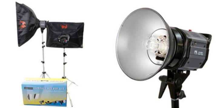 Studio Lampen - Weinig Gebruikt, Audio, Tv en Foto, Fotografie | Fotostudio en Toebehoren, Zo goed als nieuw, Lamp of Flitsset