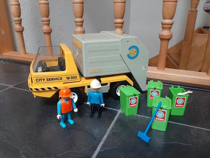 Playmobil vuilniswagen vuilnisman met kliko's, Kinderen en Baby's, Speelgoed | Playmobil, Ophalen of Verzenden