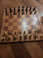 Schaak- en Dam-spel, incl bord, Hobby en Vrije tijd, Gezelschapsspellen | Bordspellen, Ophalen of Verzenden, Zo goed als nieuw