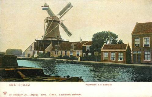 (379-093-023) Amsterdam Krijtmolen Baarsjes, Verzamelen, Ansichtkaarten | Nederland, Noord-Holland, Voor 1920, Verzenden