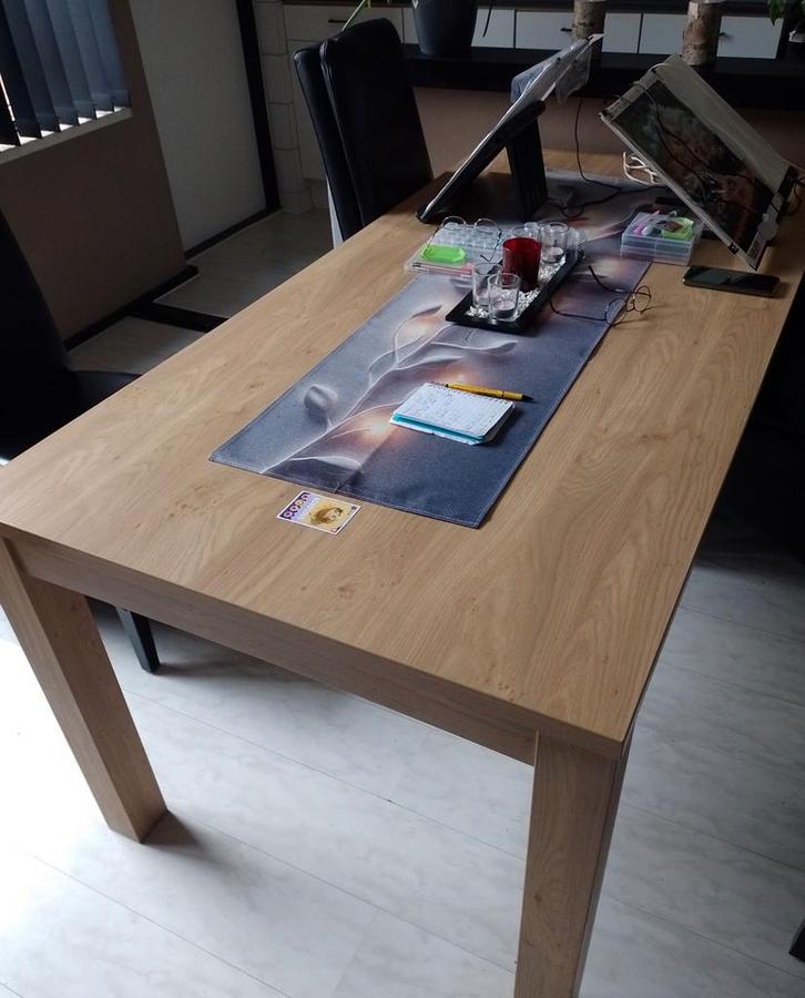 Stevige Eettafel te Koop zonder stoelen, Huis en Inrichting, Tafels | Eettafels, Gebruikt, 50 tot 100 cm, 150 tot 200 cm, Rechthoekig