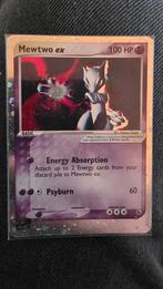 Mewtwo ex - Zeldzame Pokémonkaart, Ophalen of Verzenden, Gebruikt, Losse kaart, Foil