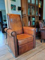Relax stoel Chesterfield leer, Huis en Inrichting, Fauteuils, Ophalen, Zo goed als nieuw, Minder dan 75 cm, Leer
