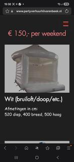 Wit springkussen  nieuw, Ophalen of Verzenden, Zo goed als nieuw