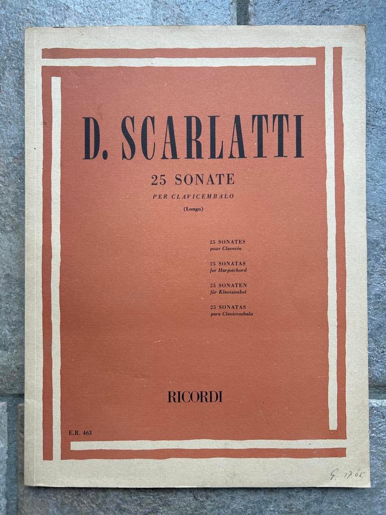 Scarlatti 25 sonates, Muziek en Instrumenten, Verzenden, Artiest of Componist, Klassiek