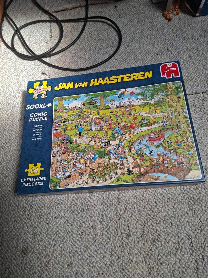 Jan van Haasteren - The Park 500XL Puzzel, Hobby en Vrije tijd, Denksport en Puzzels, Zo goed als nieuw, Legpuzzel, 500 t/m 1500 stukjes