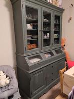 Mooie vitrinekast, Huis en Inrichting, Kasten | Buffetkasten, Ophalen, Gebruikt, Landelijk, 50 tot 75 cm