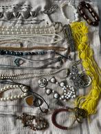 lot diverse sieraden Ideaal voor hobby of verkoop!, Sieraden, Tassen en Uiterlijk, Kettingen, Overige materialen, Gebruikt, Overige kleuren