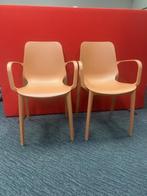 Ginevra Kantinestoel (2x) Terra Cotta NIEUW prijs p.stuk, Huis en Inrichting, Stoelen, Kunststof, Twee, Overige kleuren, Nieuw