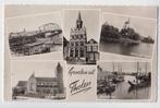491 Tholen 1963 Molen De Hoop Brug over de Eendracht Havenge, Verzamelen, Verzenden, 1960 tot 1980, Gelopen, Zeeland