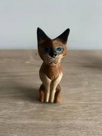 Houten kat groot 12, Verzamelen, Ophalen of Verzenden, Gebruikt, Dier