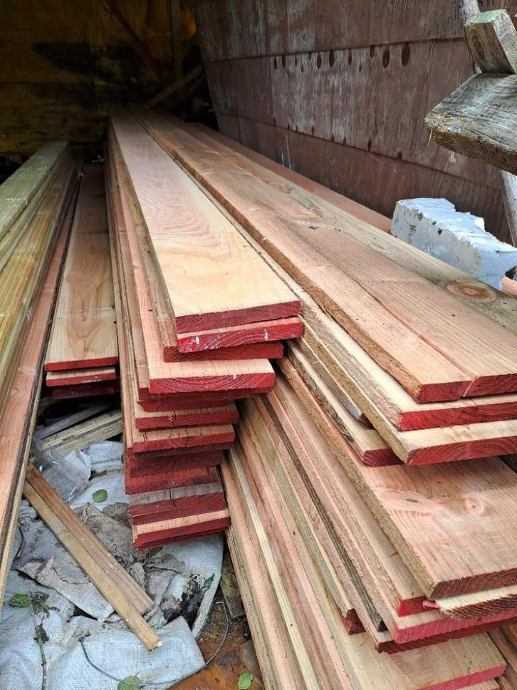 Douglas planken - ideaal voor schuttingen, Tuin en Terras, Schuttingen, Nieuw, Hout, 2 meter of meer, 6 meter of meer, Ophalen