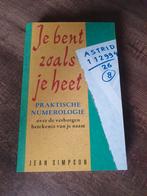 Je bent zoals je heet - Numerologie, Ophalen of Verzenden, Zo goed als nieuw, Overige onderwerpen, Instructieboek