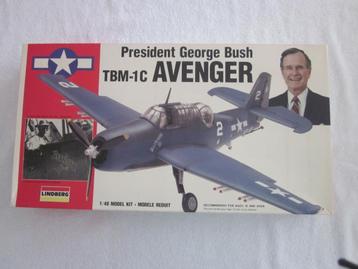 Lindberg TBM-1C Avenger President George Bush 1:48 ongebouwd beschikbaar voor biedingen