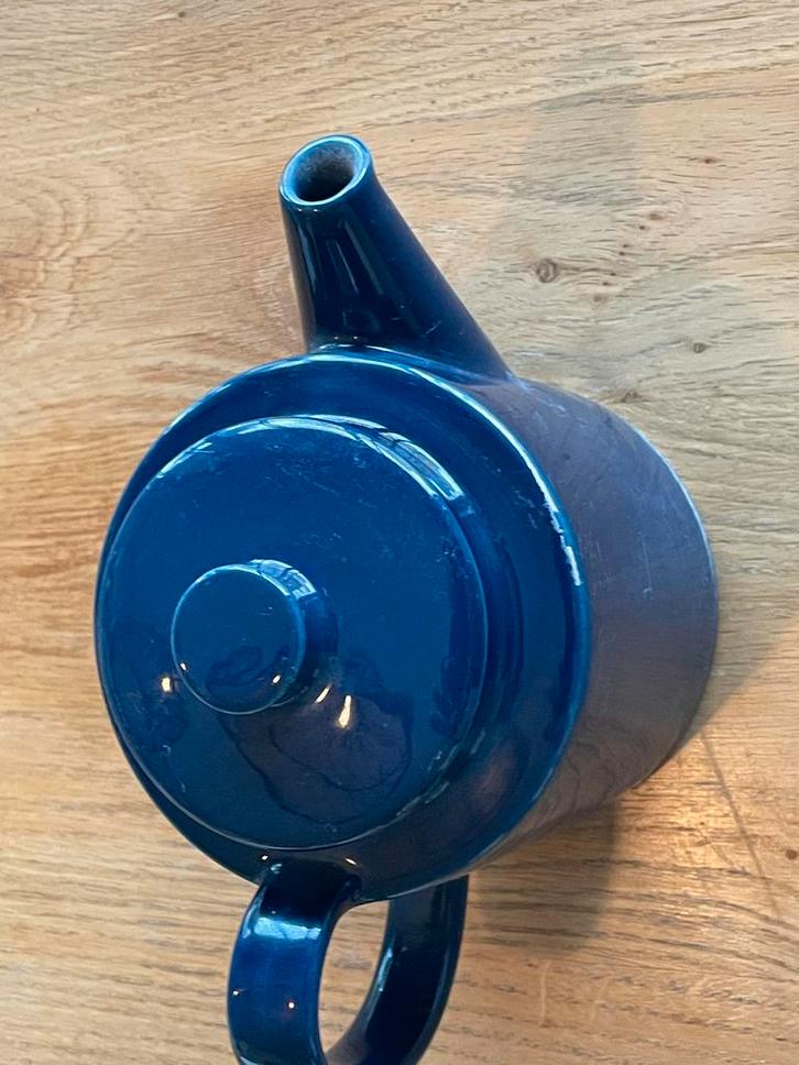 Arabia Finland Teema Theepot - Blauw, Huis en Inrichting, Keuken | Keukenbenodigdheden, Gebruikt, Ophalen of Verzenden