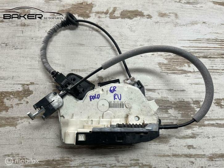 Deurslot mechaniek Rechts voor Volkswagen Polo 6R ('09-'14), Auto-onderdelen, Klein materiaal, Volkswagen, Gebruikt, Ophalen of Verzenden